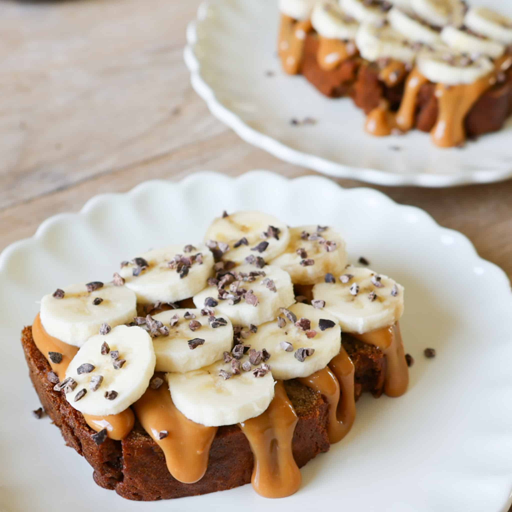 Bananbrød med karamel