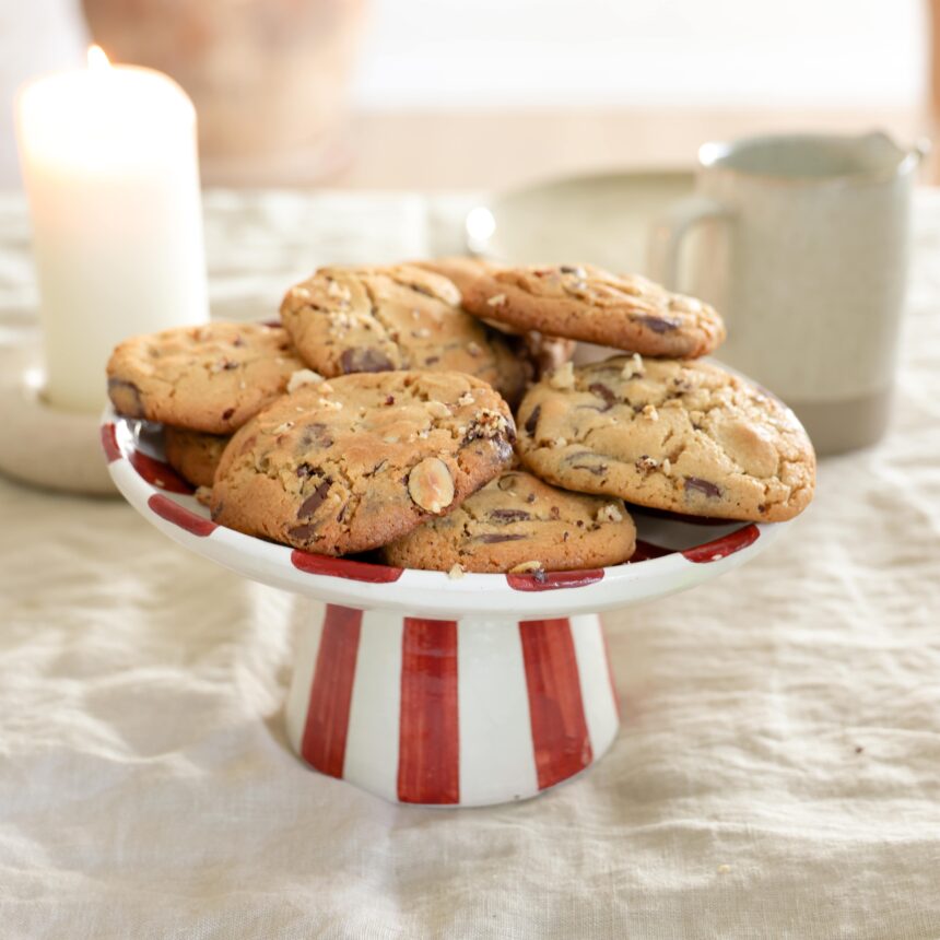 Julecookies med appelsin og chokolade