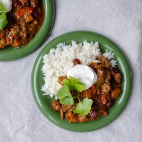 Chili con carne med oksehaler