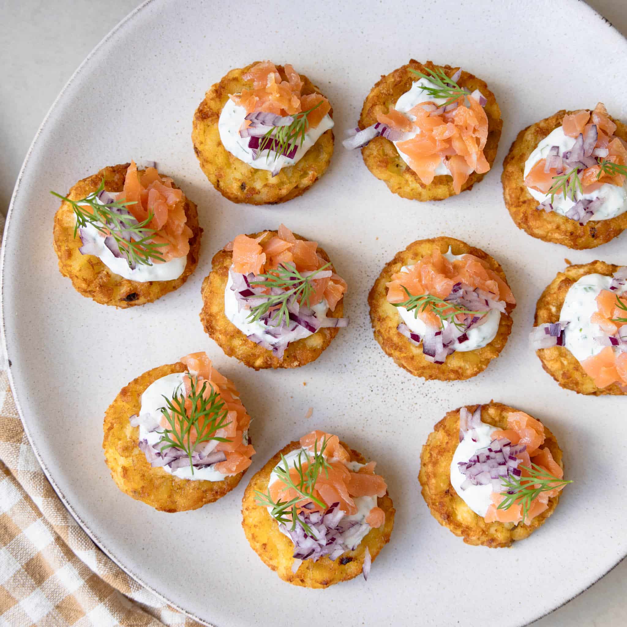 Rösti med laks og rygeost
