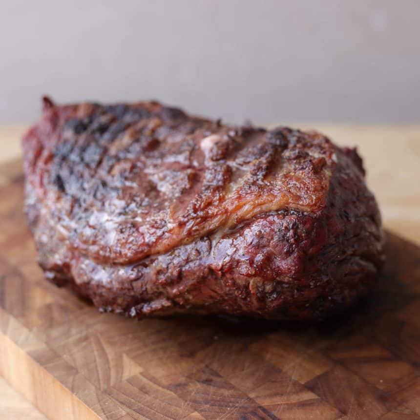 Kalveculotte på grill