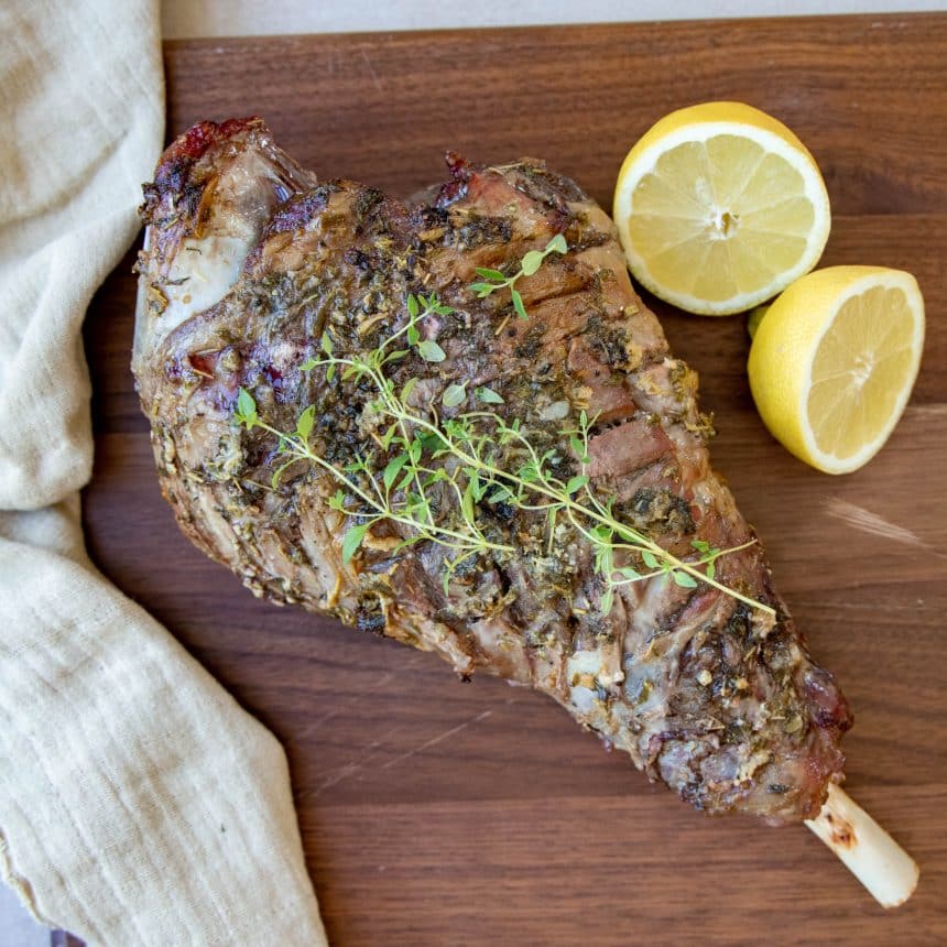 Lammekølle på grill