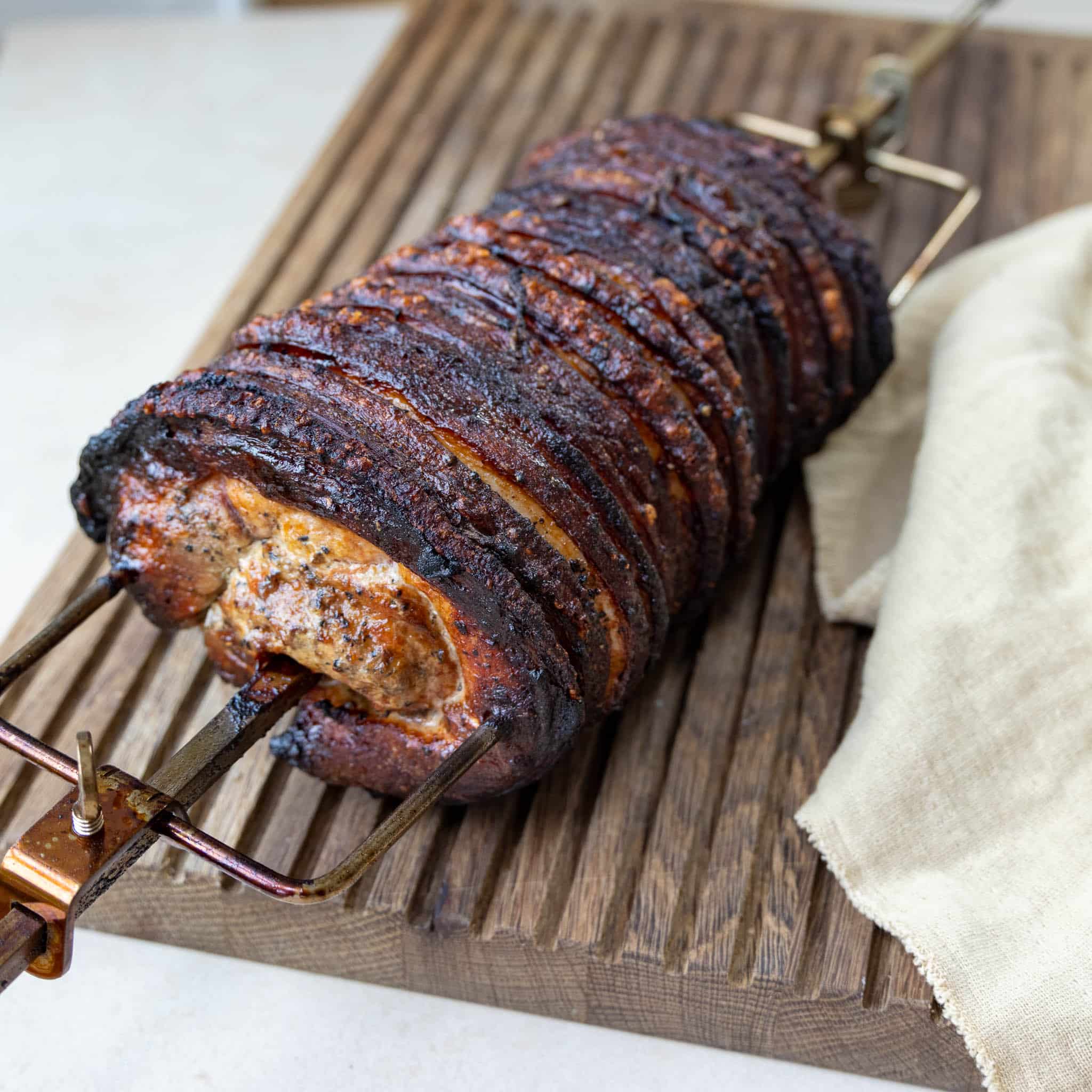 Porchetta på grill