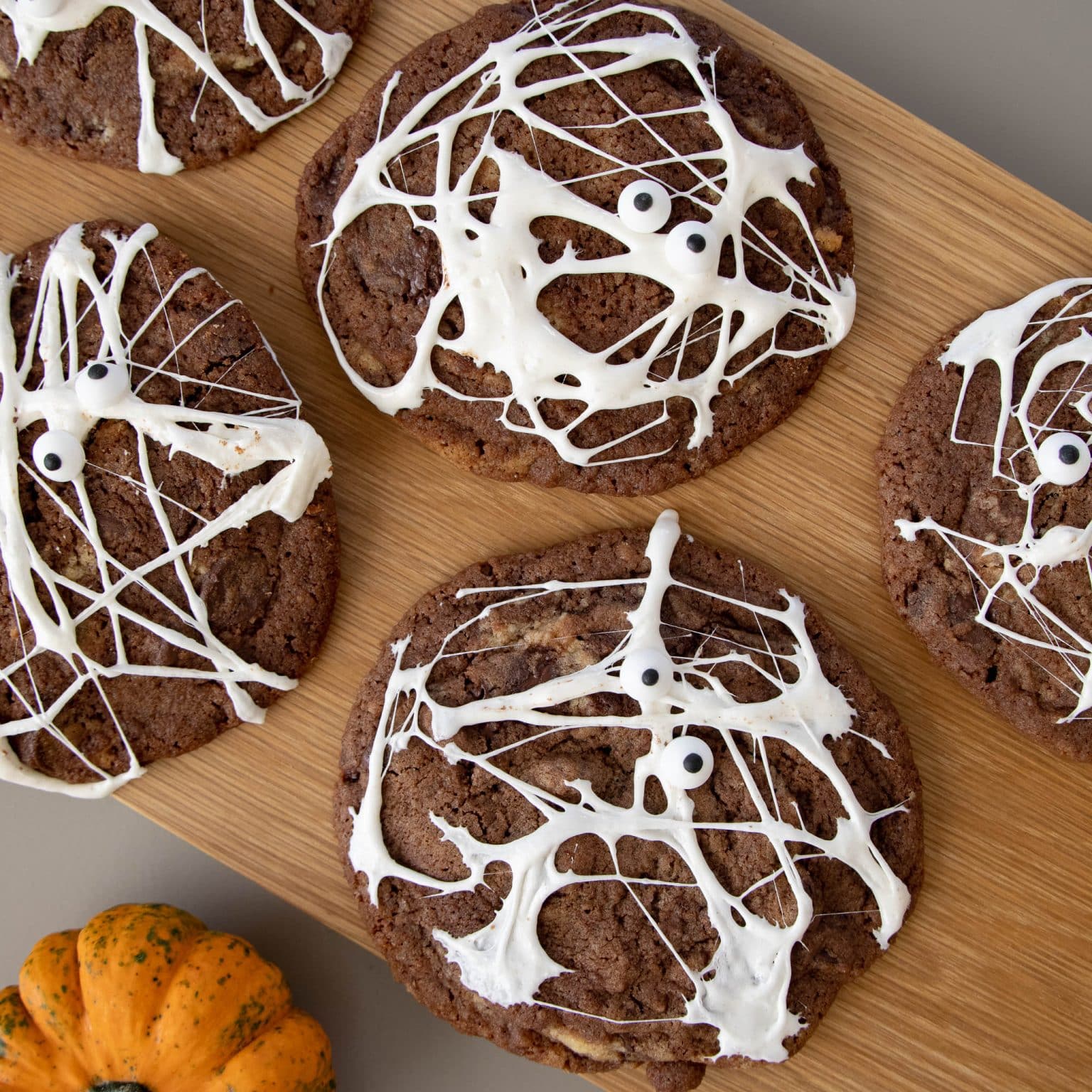 Chokolade halloweencookies