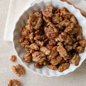 Karamelliserede valnødder