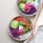 Mexibowl med braiseret nakkefilet
