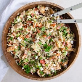 Græsk orzo pastasalat