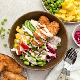 Bowl med crispy chicken