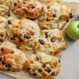 Æblebrud med chokolade