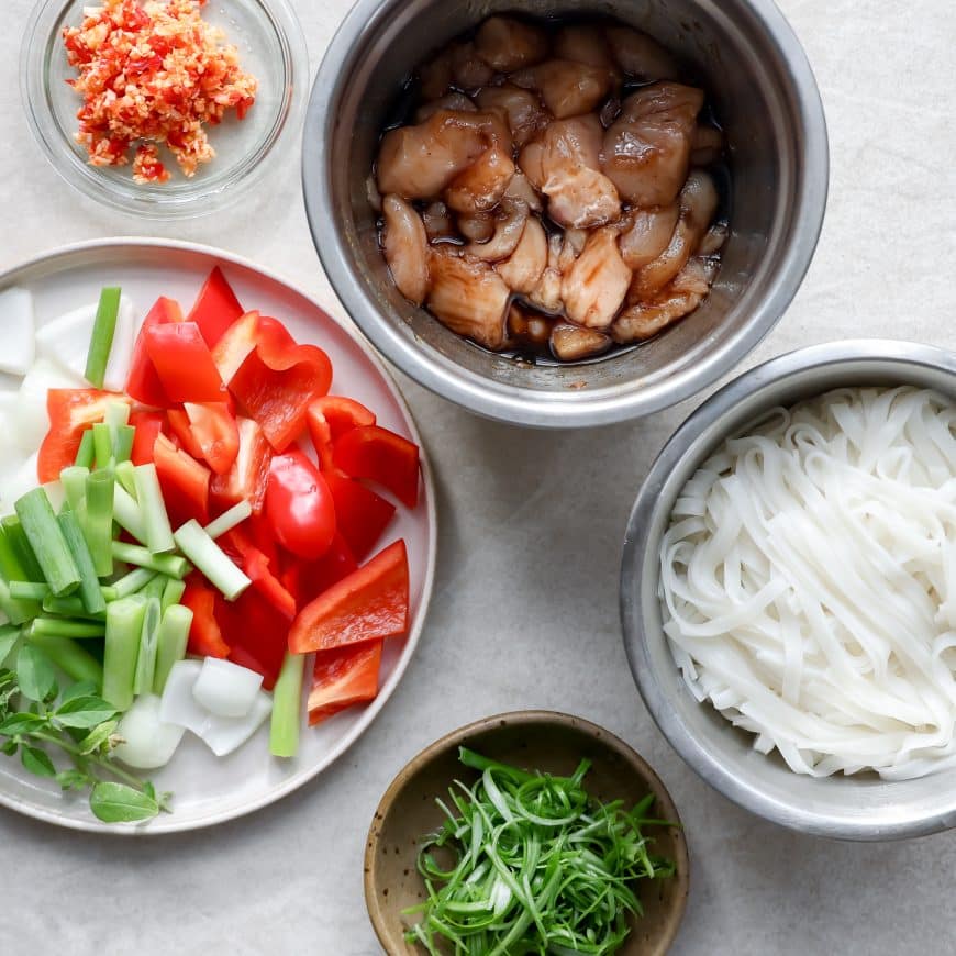 Asiatisk wok med inderfilet