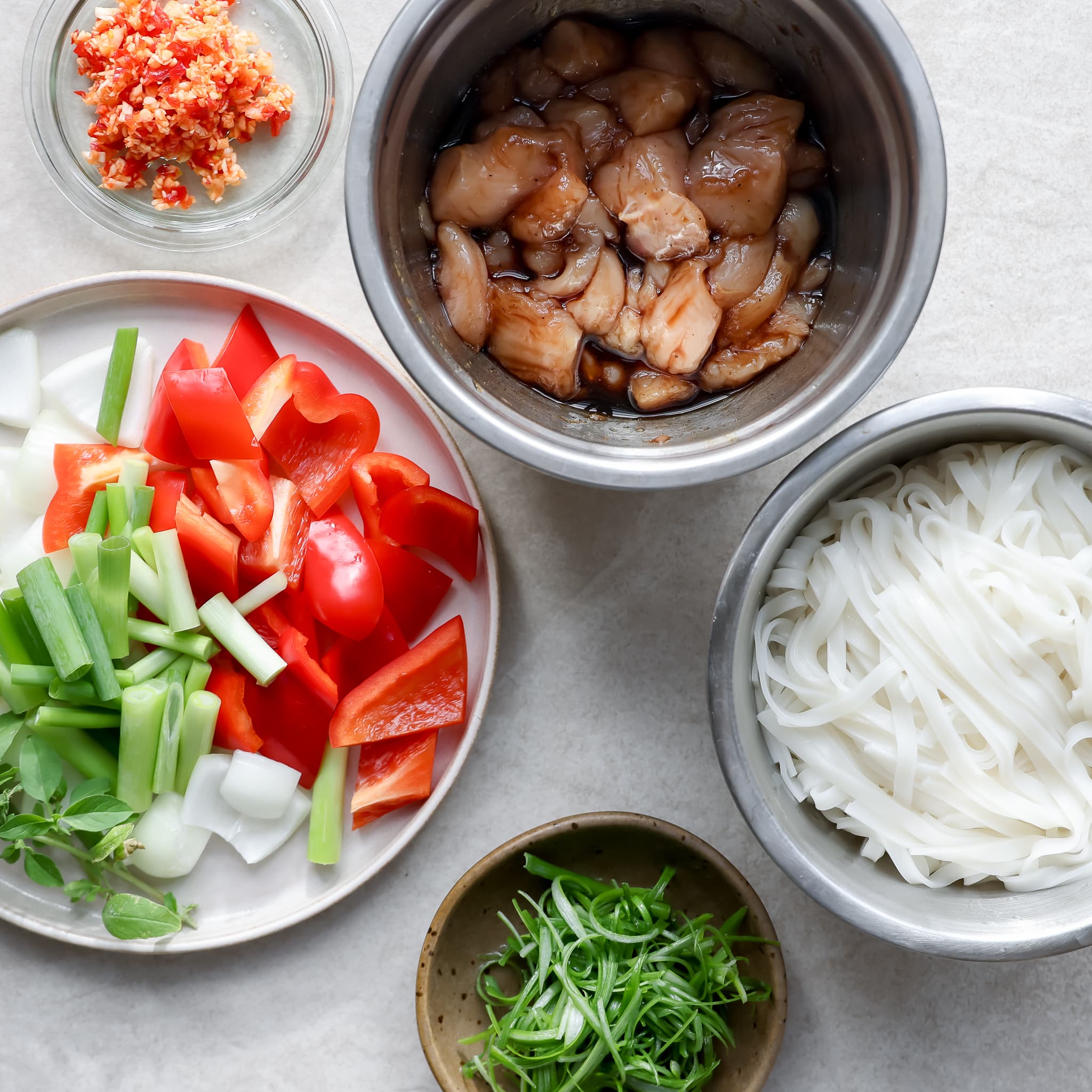 Asiatisk wok med inderfilet