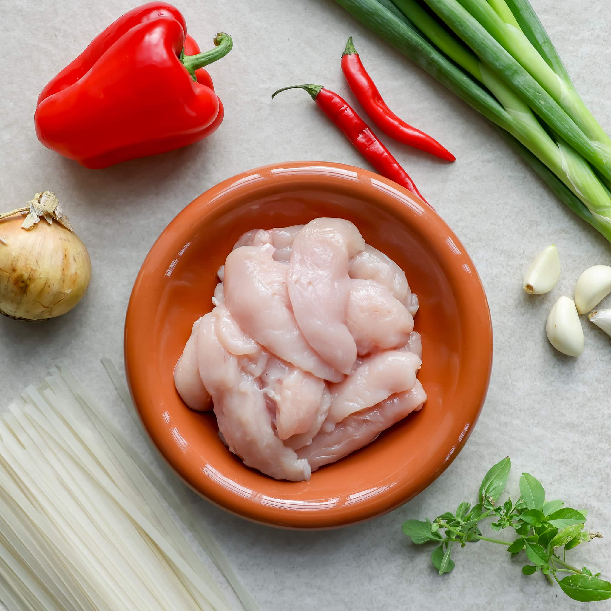 Asiatisk wok med inderfilet