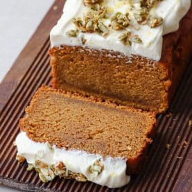Græskarkage med brunet smør frosting